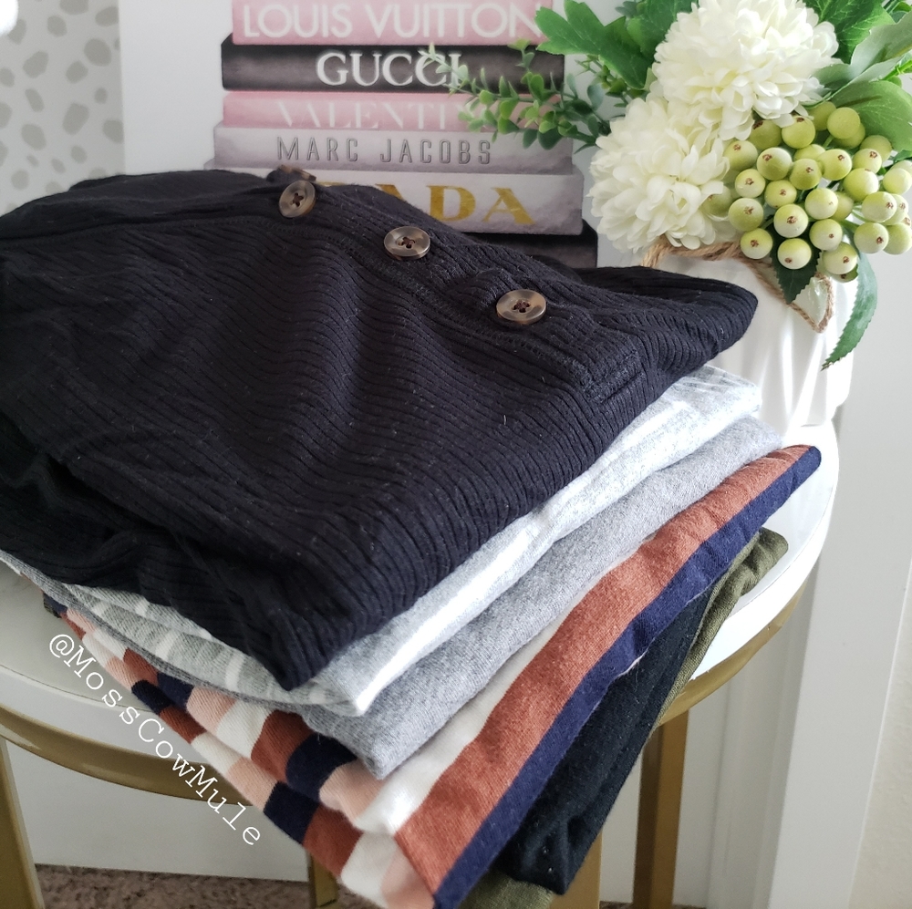 Bundle of 6 Isabel Maternity Tees & Tanks